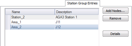Virtual Station Group Entries